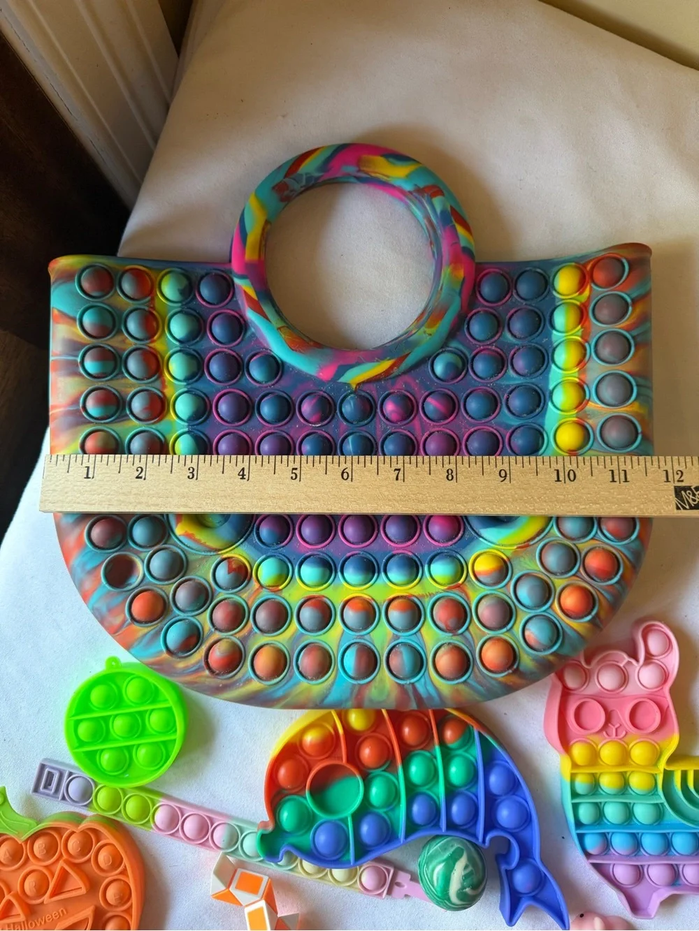Pop It Fidget Purse with Lots of Pop Its and Fidgets Included